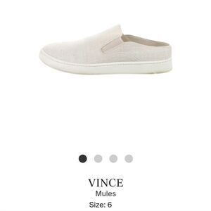 Vince natural mules